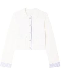 Sandro - Cárdigan Con Cuello De Polo - Lyst