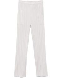 Pleats Please Issey Miyake - Plissierte Hose - Lyst