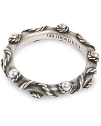 Ann Demeulemeester - Ring Mit Verdrehtem Detail - Lyst