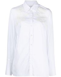 Erdem - Spread-collar Cotton Shirt - Lyst