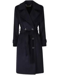 MICHAEL Michael Kors - Double-Breasted Belted Trench Coat - Lyst