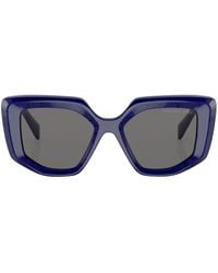 Prada - Geometric-Frame Logo-Detail Sunglasses - Lyst