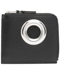 Comme des Garçons - Eyelet-Detail Leather Wallet - Lyst