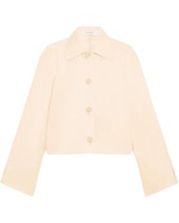 Another Tomorrow - Balmacaan Short Jacket - Lyst