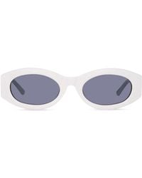 Linda Farrow - X Oval-Frame Sunglasses - Lyst