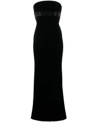 Giorgio Armani - Crystal-embellished Velvet Gown - Lyst