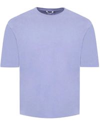 AURALEE - T-Shirt Van Geborsteld Jersey - Lyst