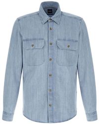BOSS - H-Liam Buttoned Chest-Pockets Shirt - Lyst
