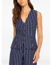 The Upside - Gilet Belize Jackie A Righe Con Scollo A V - Lyst