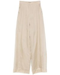 Max Mara - Mxeolivi Wide-Leg Trousers - Lyst