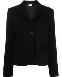 Aspesi - Cropped Three-Button Blazer - Lyst