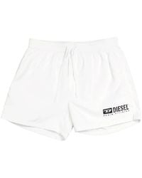 DIESEL - Logo-Print Swim Shorts - Lyst