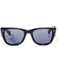 Doublet - Charm-Detail Square-Frame Sunglasses - Lyst