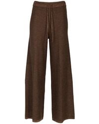 L'Agence - Drawstring-Fastening Palazzo Pants - Lyst