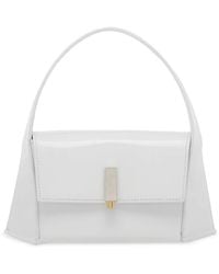 Ferragamo - Small Geometric Leather Shoulder Bag - Lyst