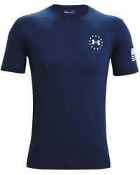 Under Armour - Freedom Back Lockup T-Shirt - Lyst