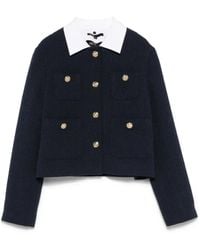 Maje - Cropped Jacket - Lyst