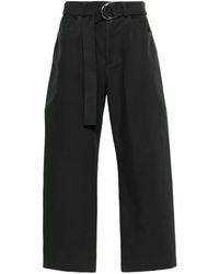 Nanushka - Wide-leg Cotton Trousers - Lyst