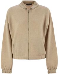 Fabiana Filippi - Drawstring-Neck Bomber Jacket - Lyst