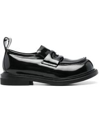 Moschino - Glossy Flat Shoes - Lyst