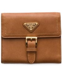 Prada - Small Nappa Leather Wallet - Lyst