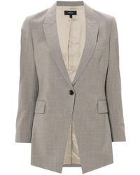 Theory - Mélange Effect Blazer - Lyst