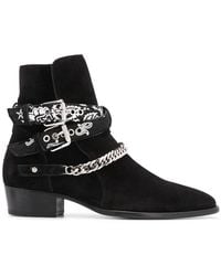Amiri - Bandana Strap Ankle Boots - Lyst