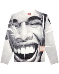 DIESEL - K-Victory Photograph-Print Sweatshirt - Lyst
