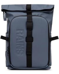 Rains - Logo-Embossed Roll-Top Backpack - Lyst