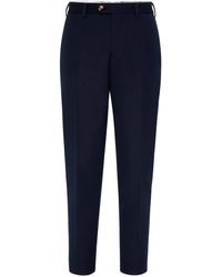Brunello Cucinelli - Gabardine-Weave Trousers - Lyst