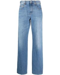 Gucci - Gerade Jeans mit Horsebit-Spange - Lyst