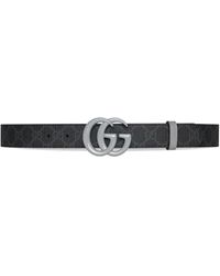 Gucci - Gg Marmont Reversible Thin Belt - Lyst