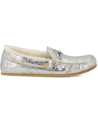 Gucci - Logo-Plaque Knot -Detail Loafers - Lyst