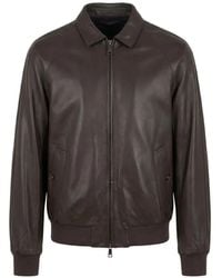 KIRED - Pisa Zip-Up Leather Jacket - Lyst