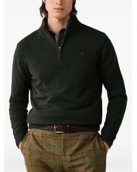 Hackett - Jersey De Lana Con Media Cremallera - Lyst
