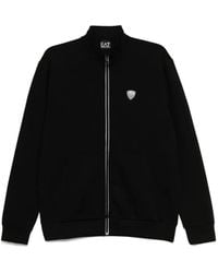 EA7 - Zip-Up Sweat Jacket - Lyst