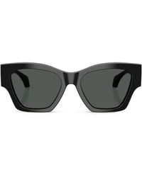 Versace - Lunettes De Soleil À Logo Imprimé - Lyst