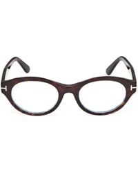 Tom Ford - Tortoiseshell-Effect Cat-Eye Glasses - Lyst