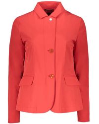 Moorer - Logo-Button Flap-Pocket Blazer - Lyst