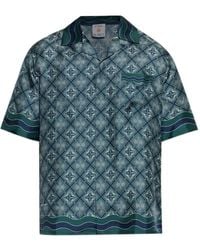 CASABLANCA - Silk Shirt With Pocket - Lyst
