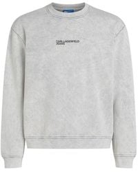 KARL LAGERFELD - Crew-Neck Sweatshirt - Lyst