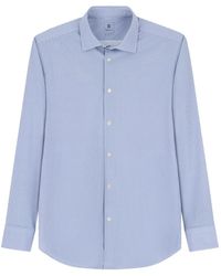 BOGGI - Shirt Striped Stretch Nylon B Tech Slim Fit - Lyst