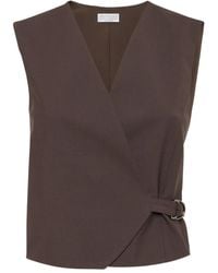 Brunello Cucinelli - V-Neck Waistcoat - Lyst