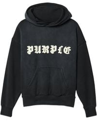 Purple Brand - Hoodie Mit Logo-Patch - Lyst