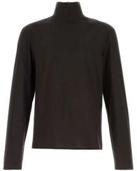 Gucci - Rear-Zip High-Neck Long-Sleeve T-Shirt - Lyst