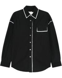 Feng Chen Wang - Camicia Con Rifinitura A Contrasto - Lyst