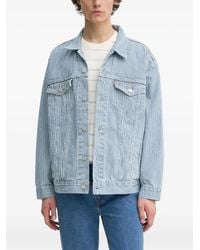 Levi's - Giacca Denim A Righe - Lyst