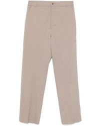 Moncler - Gabardine Tailored Trousers - Lyst