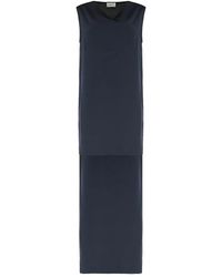 P.A.R.O.S.H. - Mini-Jurk Met Sjaalkraag - Lyst