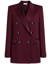Violante Nessi - Sugar Double-Breasted Wool Blazer - Lyst